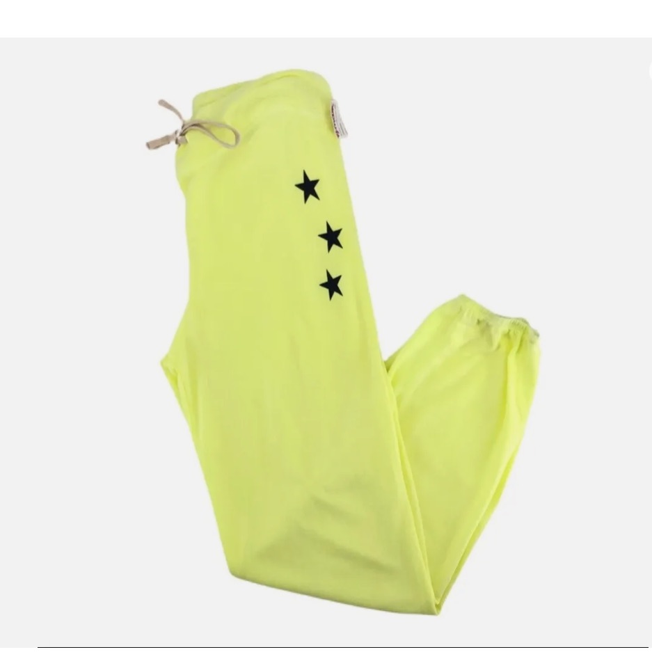 New Without Tags Sundry Neon Yellow Drawstring Joggers